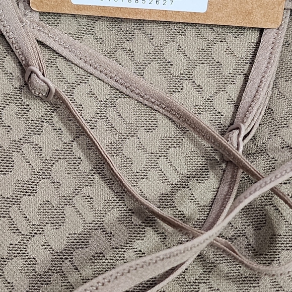 SKIMS Logo Mesh Cami Bodysuit | Desert/XL/ NWT - Picture 13 of 15